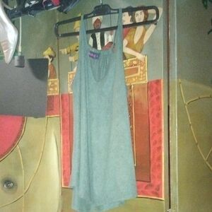 Elegant Teal Sleeveless Tank Top